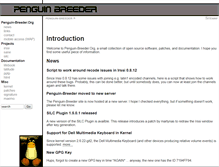 Tablet Screenshot of penguin-breeder.org